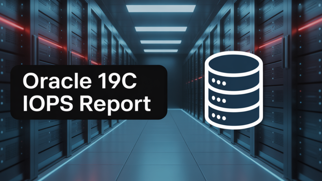 How to Generate IOPS and I/O Performance Reports in Oracle 19c