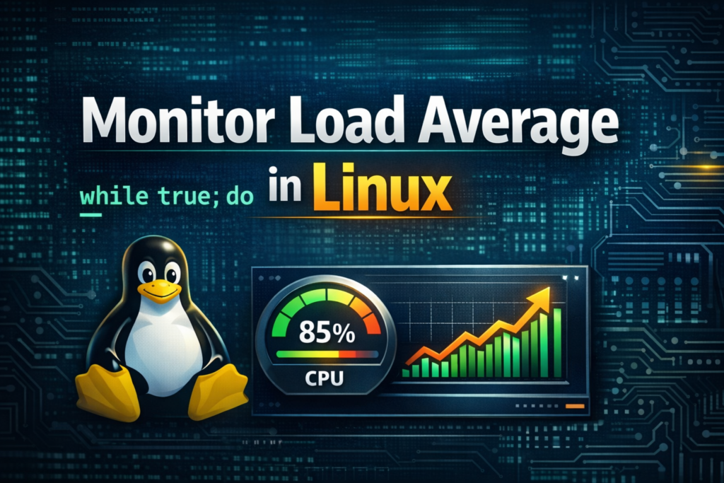 How to Monitor System Load Average Periodically in Linux