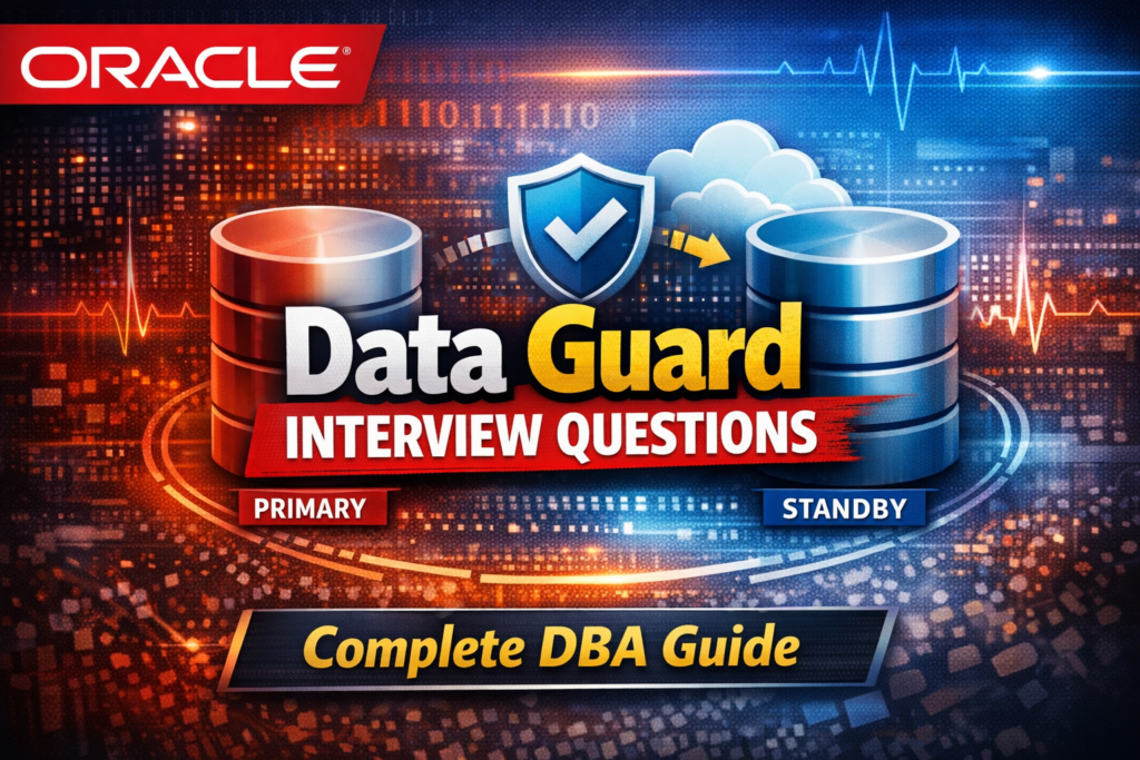Oracle Data Guard Interview Questions – Complete DBA Guide