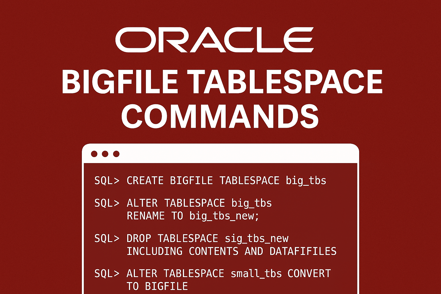 oracle-bigfile-tablespace