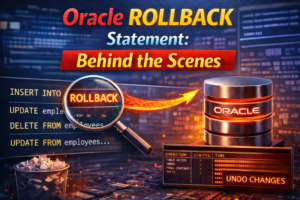 Oracle ROLLBACK Statement Execution
