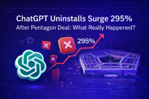 ChatGPT Pentagon deal uninstall rate