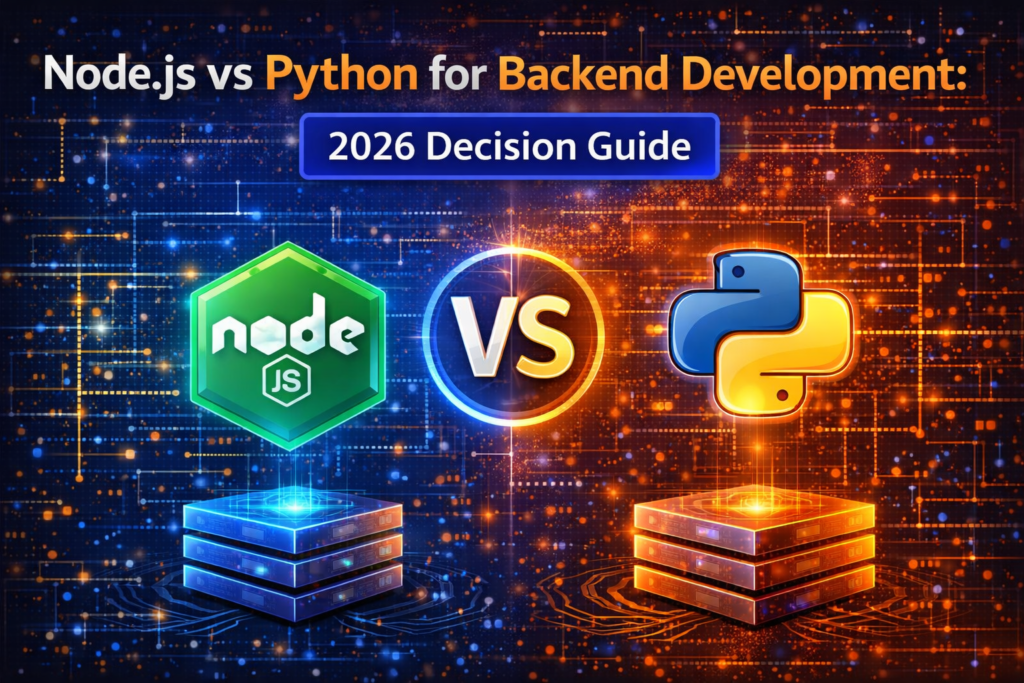 Node.js vs Python backend development 2026
