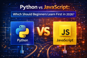 Python vs JavaScript for beginners 2026
