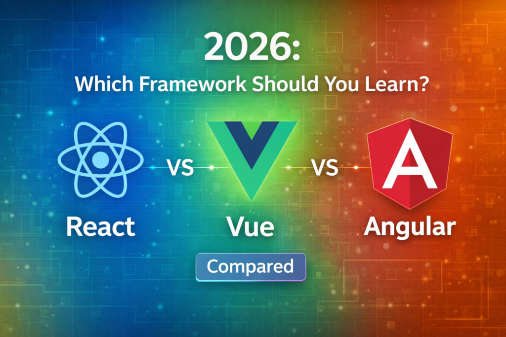 React vs Vue vs Angular 2026