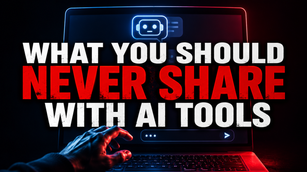 What You Should Never Share With AI Tools - AI Safety and Privacy Awareness