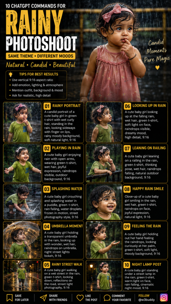 10 ChatGPT Commands for Rainy Photos ☔📸
